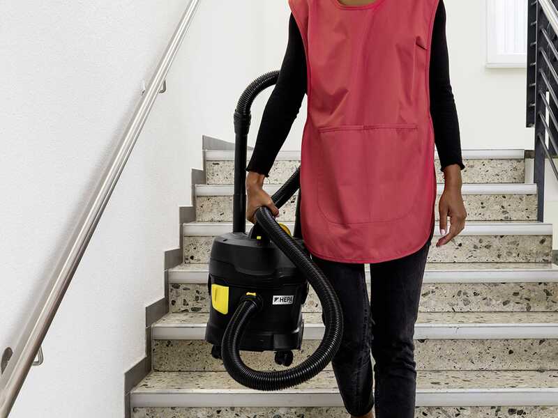 Karcher Pro T 11/1 Classic HEPA Re!Plast - Aspirador profesional ULTRA silencioso - 850 W