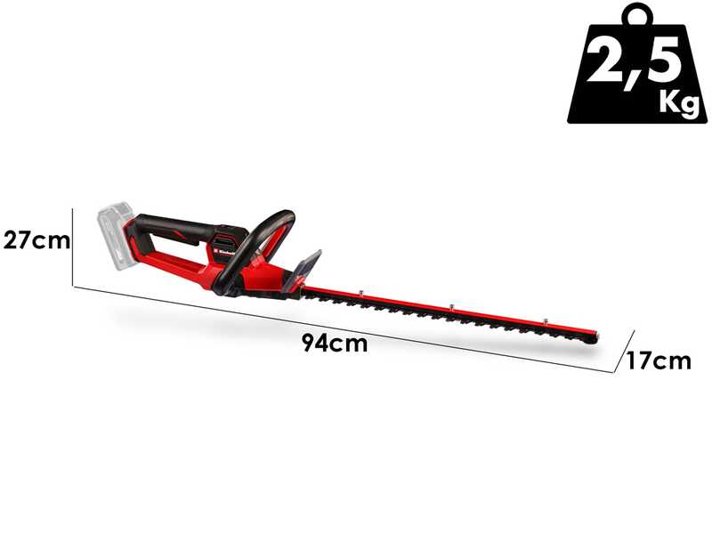 Einhell GP-CH 18/50 Li BL-Solo - Cortasetos a bater&iacute;a - 18 V - BATER&Iacute;AS Y CARGADOR NO EST&Aacute;N INCLUIDOS