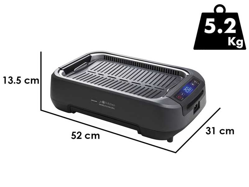 Macom Smokeless Fan Grill - Barbacoa el&eacute;ctrica