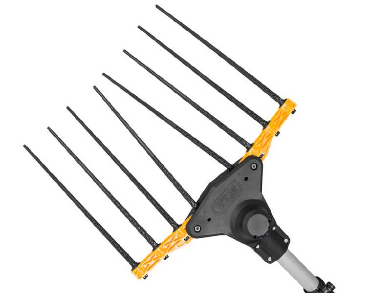 Volpi Bomber 155L - Vareador de aceitunas el&eacute;ctrico a bater&iacute;a - P&eacute;rtiga telesc&oacute;pica 210/300 cm