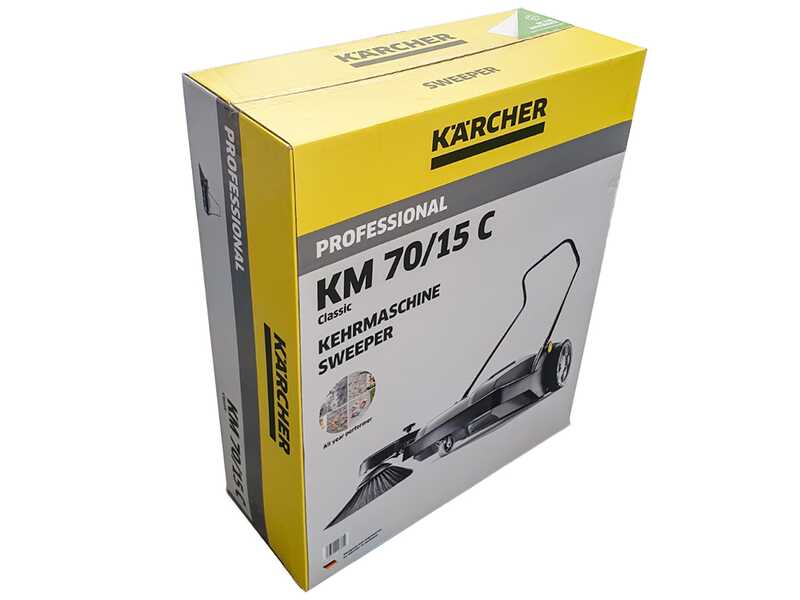 Karcher KM 70/15 C Classic - Barredora manual de empuje con recogedor