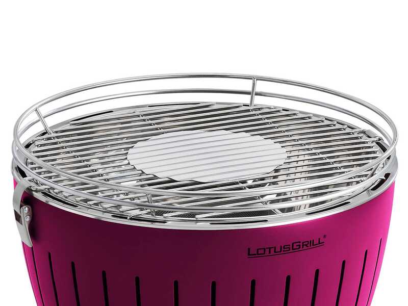 LotusGrill LG G34 U PU - Barbacoa port&aacute;til para exteriores - Morado