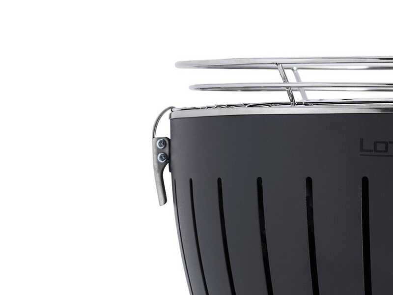 LotusGrill LG G28 U - Barbacoa port&aacute;til para exteriores Mini - Antracita