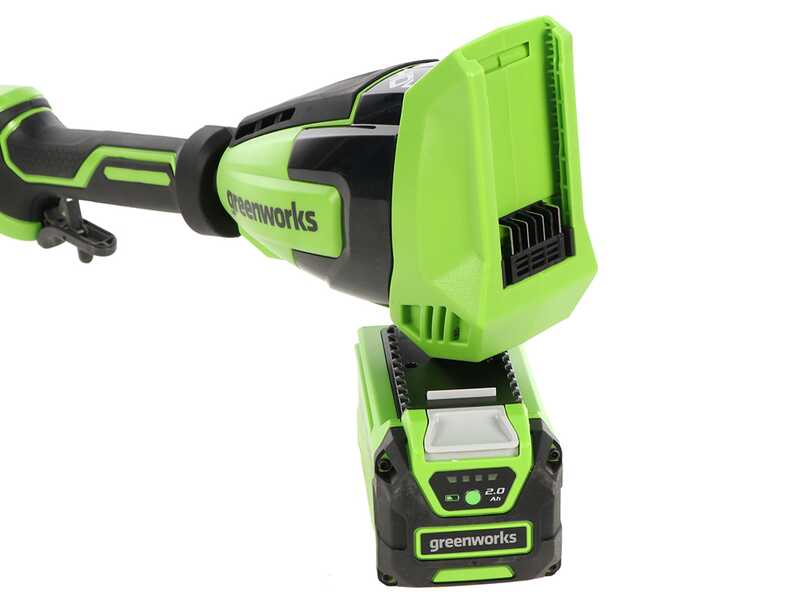 Greenworks PH40B01-01 - Cortasetos el&eacute;ctrico con p&eacute;rtiga telesc&oacute;pica orientable - 40 V/2 Ah