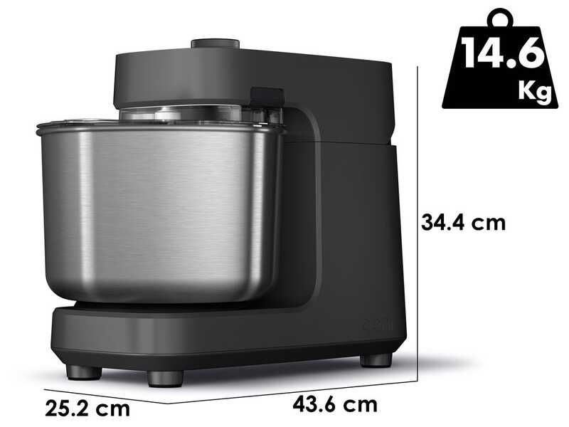 OONI Halo Pro Spiral Charcoal Grey - Amasadora de espiral de 7 kg