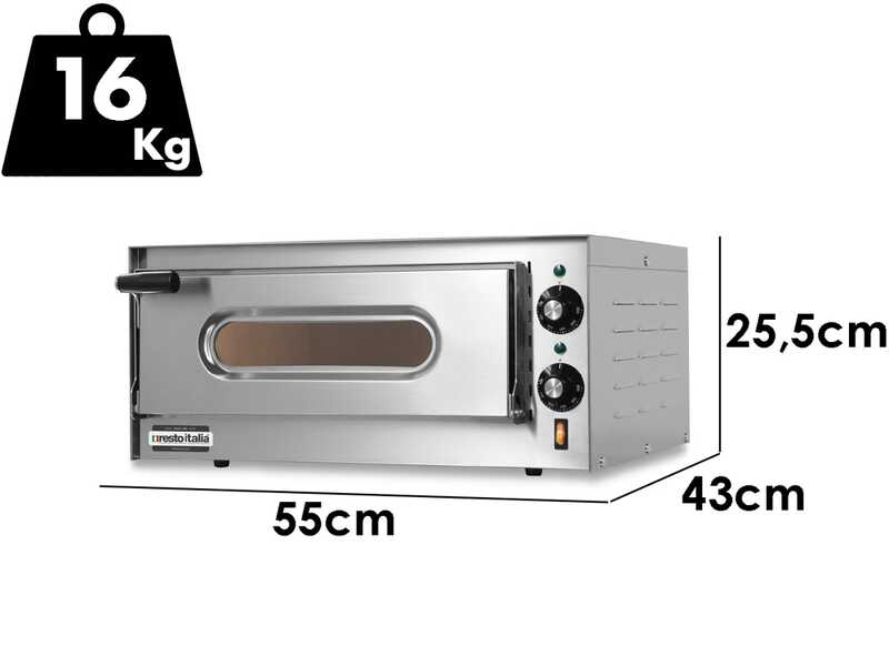 Resto Italia Small G - Horno el&eacute;ctrico para pizza - 1600 W