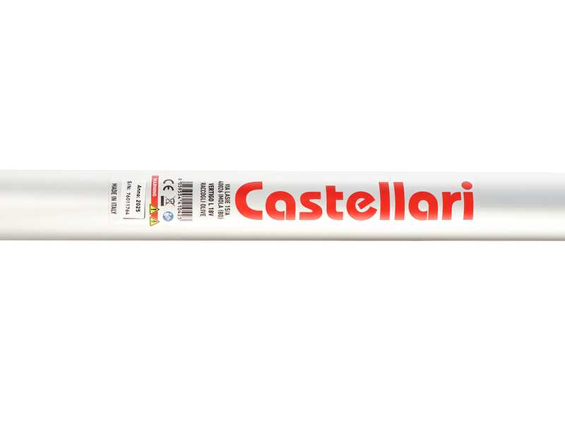 Castellari Vertigo L 18V - Vareador de aceitunas el&eacute;ctrico de bater&iacute;a 240 - 330 cm - 18V/7.8ah