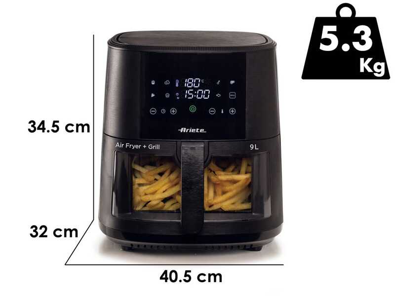 Ariete 4630 - Freidora de aire 9L