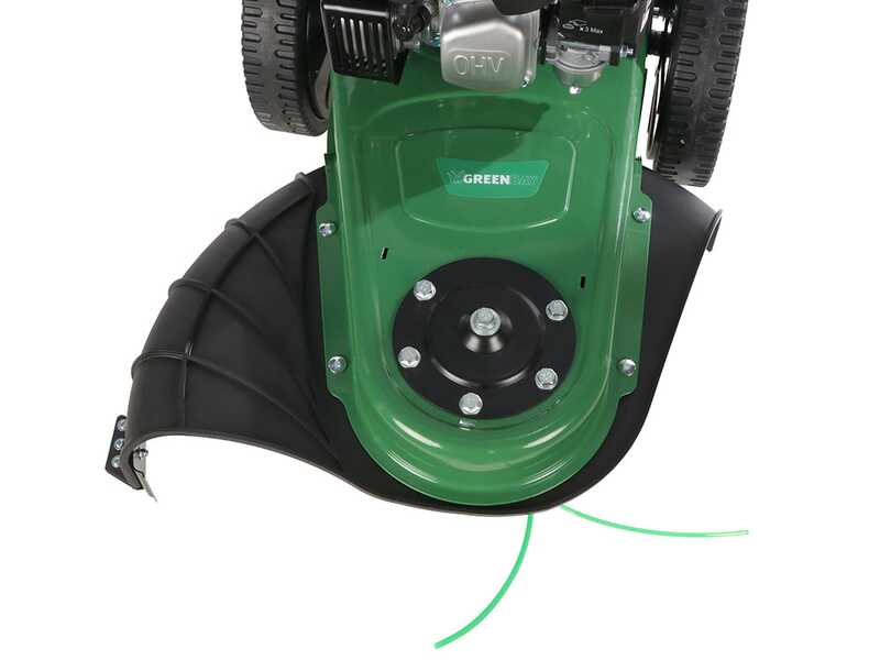 GreenBay MRC 173-560 - Desbrozadora con ruedas de gasolina de 4 tiempos autopropulsada