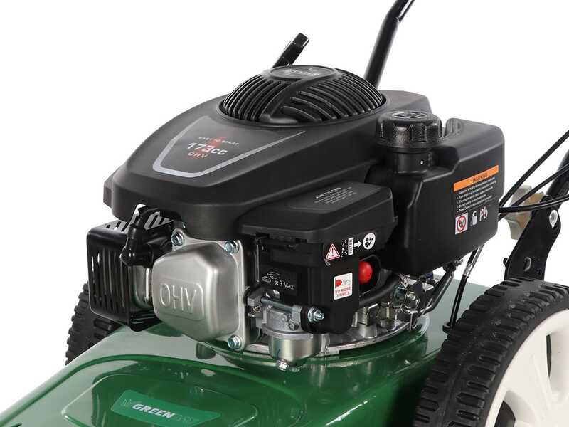 GreenBay MRC 173-560 - Desbrozadora con ruedas de gasolina de 4 tiempos autopropulsada