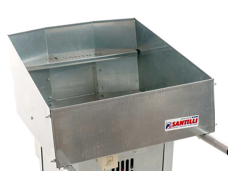 Turbo 25-S - Deshojadora el&eacute;ctrica para aceitunas vibrante - Con rejilla de prefiltrado y variador de velocidad