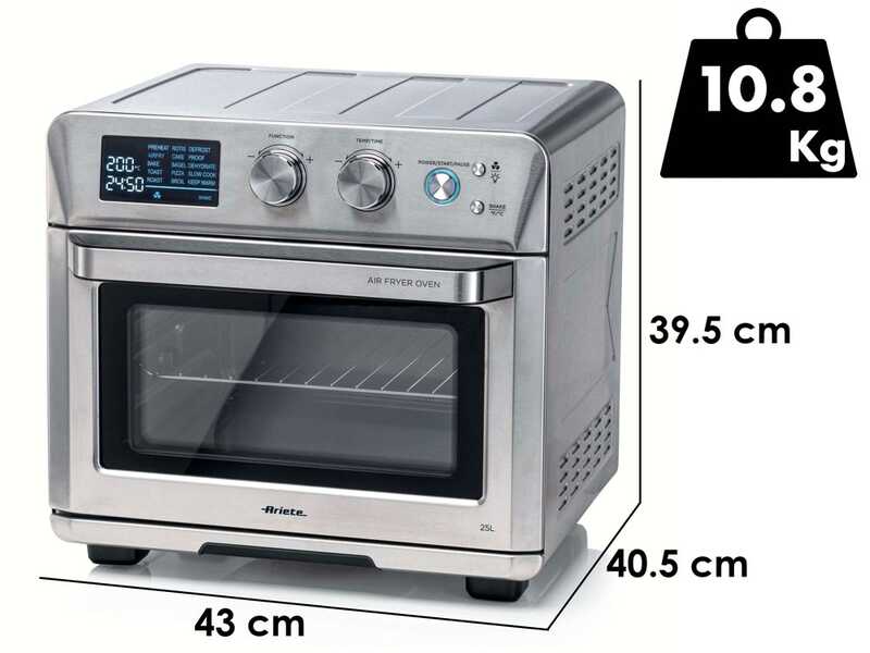 Ariete 4629 - Freidora de aire y horno el&eacute;ctrico de 25 L