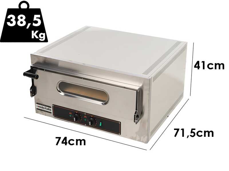 Resto Italia KUBE 1 - Horno el&eacute;ctrico para pizza - 3200 W
