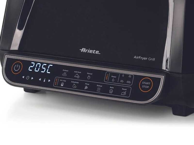 Ariete 4635 Air Fryer Grill - Freidora de aire y plancha 8 L