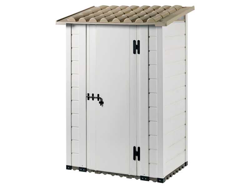 Garofalo Tuscany 100 - Caseta de jard&iacute;n - Con techo a un agua - 122,5 x 82,5 x 201 cm