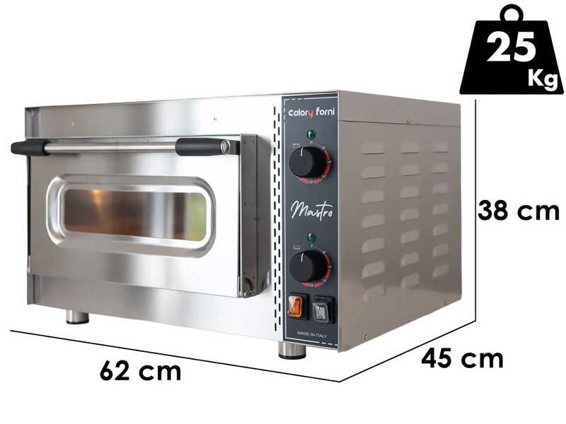 Calory Forni CF62M Mastro MEK - Horno el&eacute;ctrico para pizza - C&aacute;mara alta