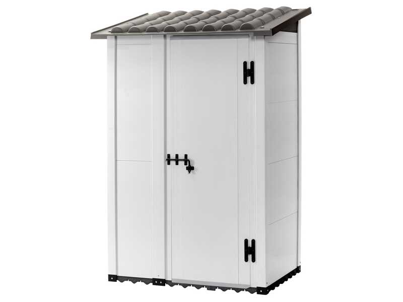 Garofalo Urban 100 - Caseta de jard&iacute;n - Con puerta descentrada - 122,5 x 82,5 x 201 cm