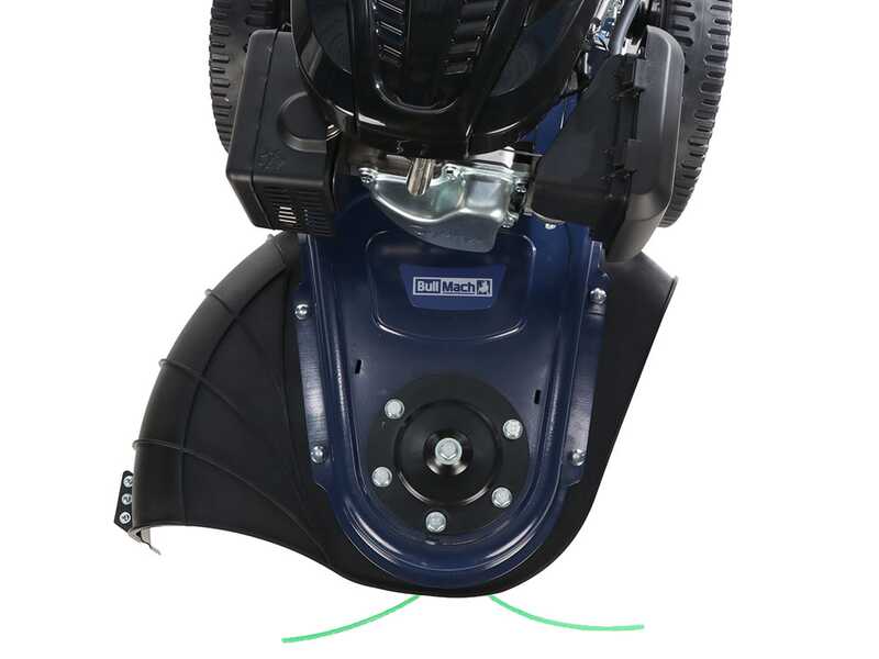 BullMach FALCIA 196-560 - Desbrozadora con ruedas de gasolina de 4 tiempos de empuje