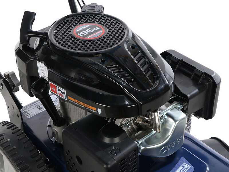 BullMach FALCIA 196-560 - Desbrozadora con ruedas de gasolina de 4 tiempos de empuje