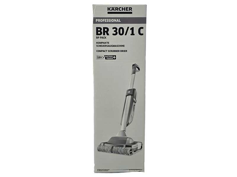Karcher BR 30/1 C Bp Pack 18/30 - Fregadora de suelos a bater&iacute;a 3 en 1: lava, seca y aspira