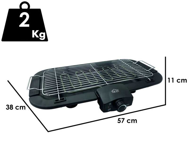 DCG BQ2496N - Barbacoa el&eacute;ctrica