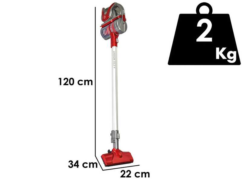 DCG BS5070 - Escoba el&eacute;ctrica recargable sin cable - Bater&iacute;a de litio de 22,2 V