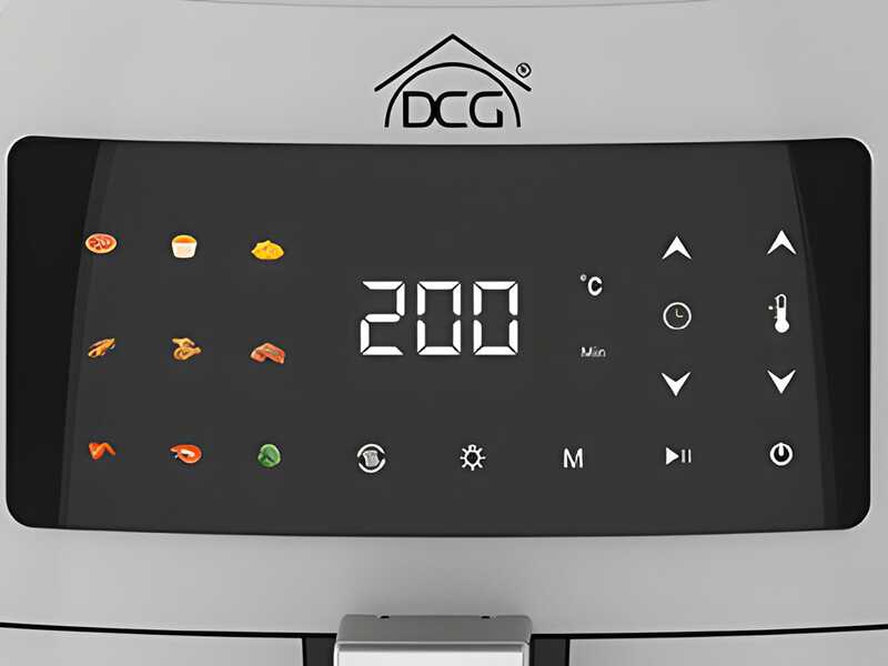 DCG FR3607WD - Freidora de aire 8L