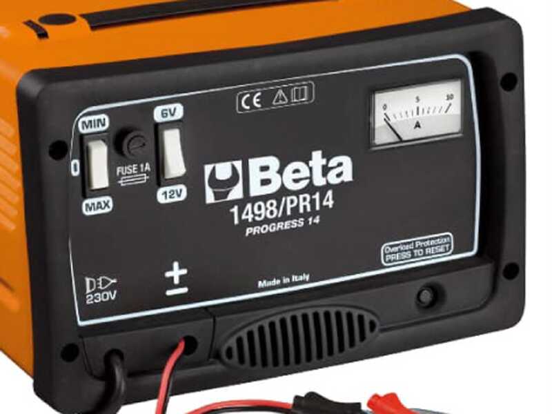 Beta 1498/PR14 - Cargador port&aacute;til - 6/12 V  - Monof&aacute;sico