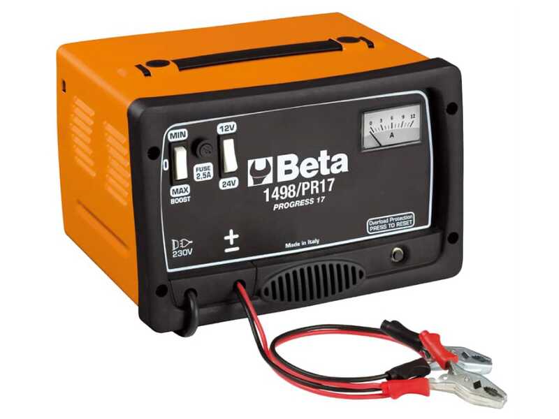 Beta 1498/PR17 - Cargador port&aacute;til - 12/24 V - Monof&aacute;sico