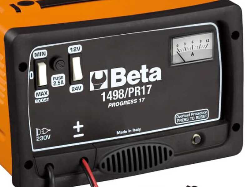 Beta 1498/PR17 - Cargador port&aacute;til - 12/24 V - Monof&aacute;sico
