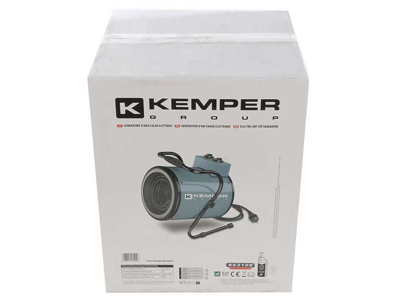 Kemper 65310E - Generador de aire caliente el&eacute;ctrico con ventilador - Monof&aacute;sico - 3000 W