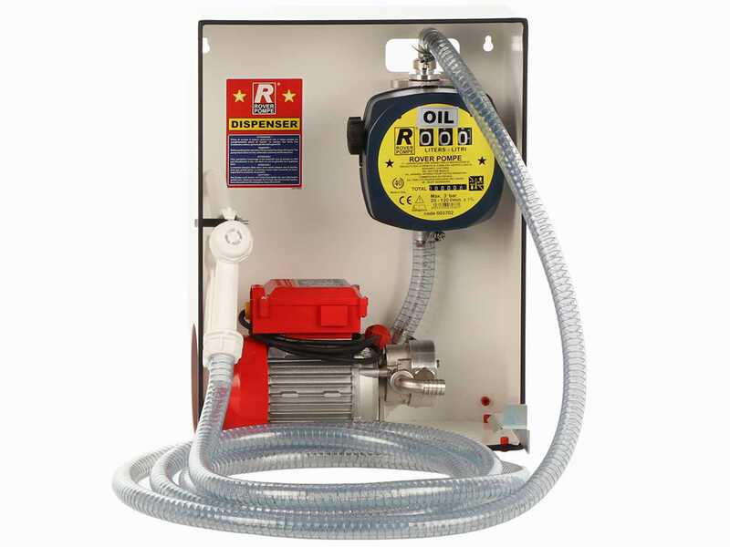 Rover Dispenser Novax OIL - Bomba el&eacute;ctrica de trasiego en aleaci&oacute;n antioxidante para aceite - 0,6 HP