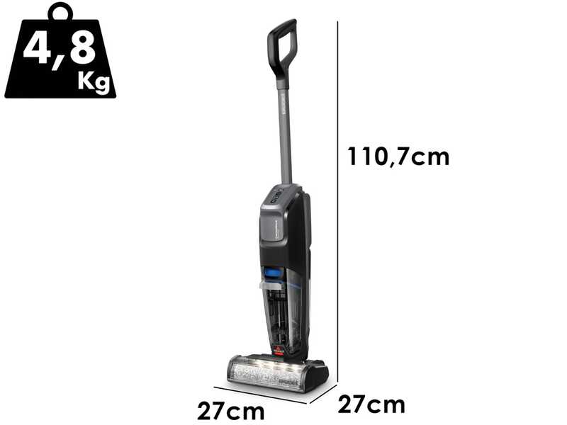 Bissell CrossWave OmniFind Select - Fregadora de suelos 3 en 1: lava, seca y aspira - 25,9 V