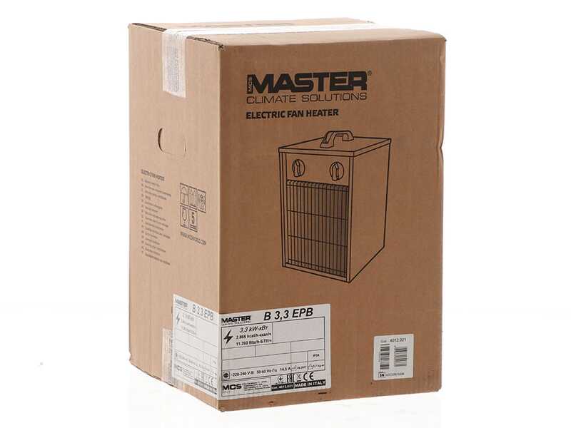 Master B 3,3IT - Generador de aire caliente el&eacute;ctrico con ventilador - 3,3 kW