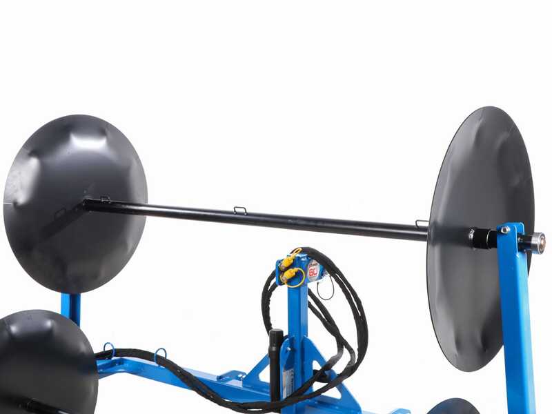 Zanon AVR-250 - Enrollador de mantos para aceitunas - Motor hidr&aacute;ulico - Soporte de doble bobina incluido