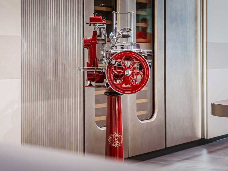 Berkel - Pedestal rojo para cortadora de fiambre B2