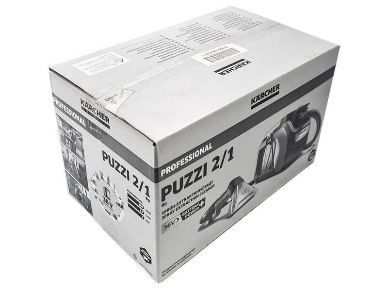 Karcher Pro Puzzi 2/1 Bp - Lavamoquetas - Aspirador de l&iacute;quidos port&aacute;til - 36V 6Ah