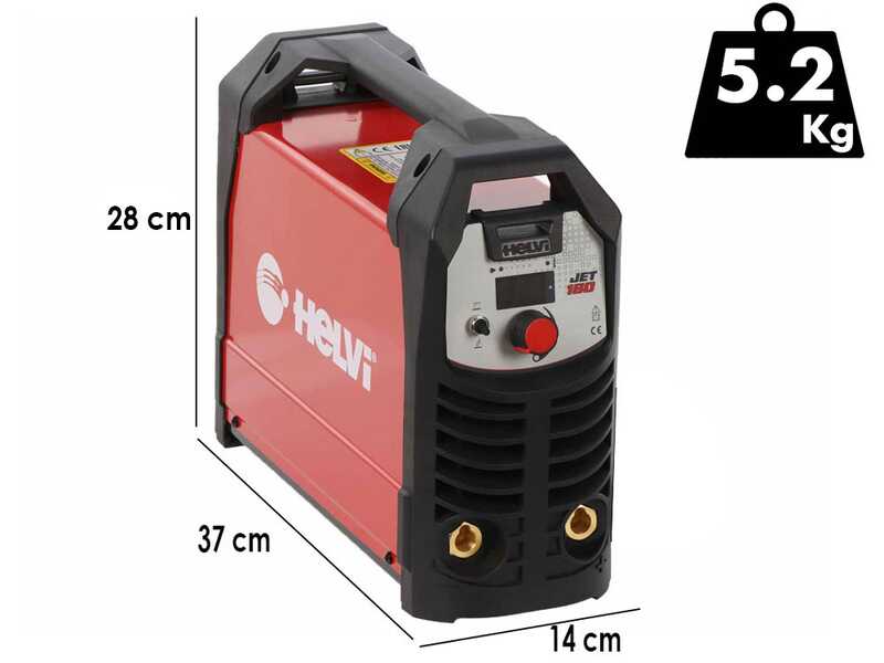 Helvi Jet 160 - Soldadora Inverter (MMA/TIG LIFT), malet&iacute;n antichoque, corriente continua (CC)