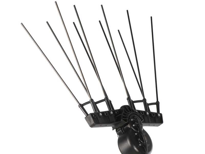 Aima Twigo Basic Cordless - Vareador de aceitunas el&eacute;ctrico a bater&iacute;a - P&eacute;rtiga fija de aluminio - 2 x 21V 5.2Ah