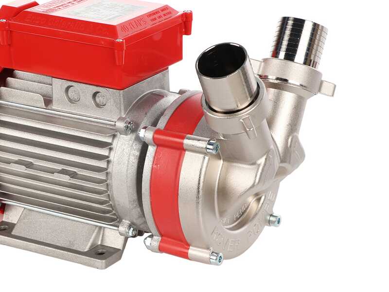Rover Novax 50 T - Bomba el&eacute;ctrica de trasiego en aleaci&oacute;n antioxidante - Trif&aacute;sica - 400 V
