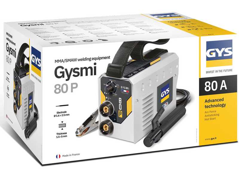 GYS Gysmi 80P - Soldadora inverter (MMA) - Corriente continua (CC)
