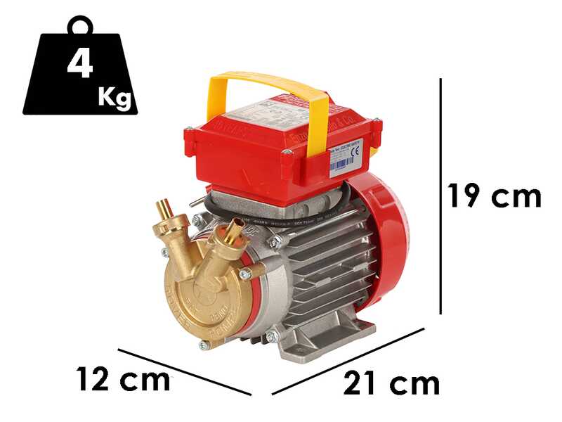 Rover BE-M 10 - Bomba el&eacute;ctrica de trasiego de bronce - Monof&aacute;sica - 230 V