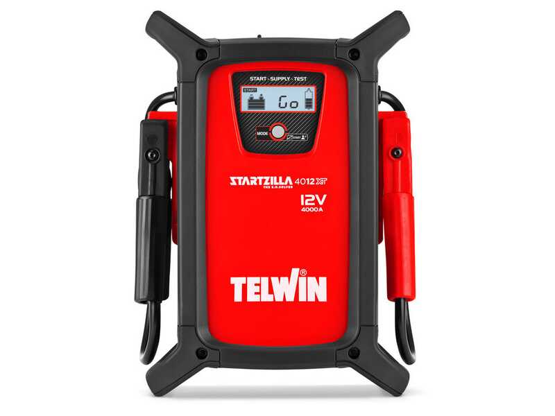 Telwin STARTZILLA 4012 XT - Arrancador, alimentador y tester electr&oacute;nico - 12 V