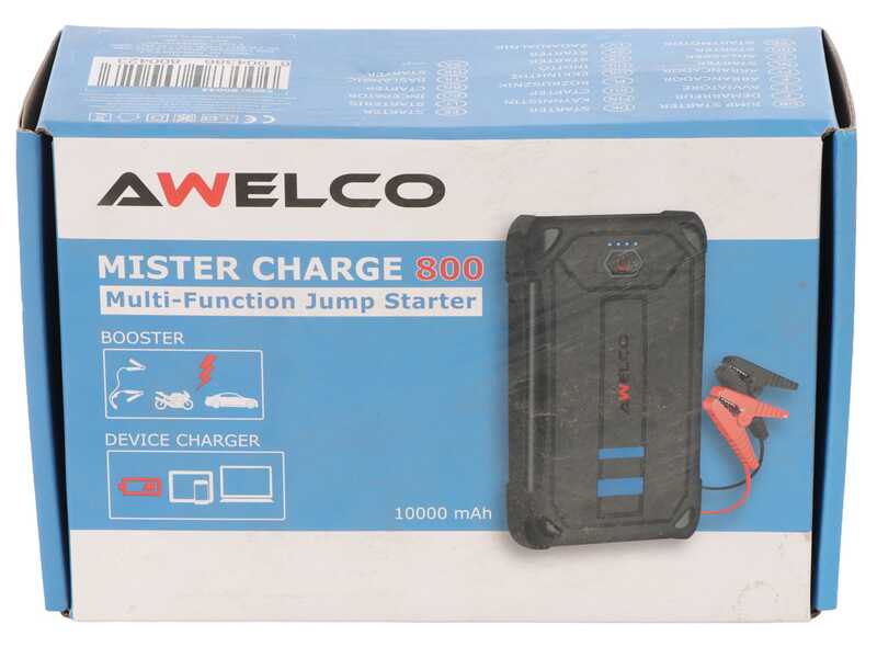 Awelco MISTER CHARGE 800 - Arrancador port&aacute;til multifunci&oacute;n - Power bank