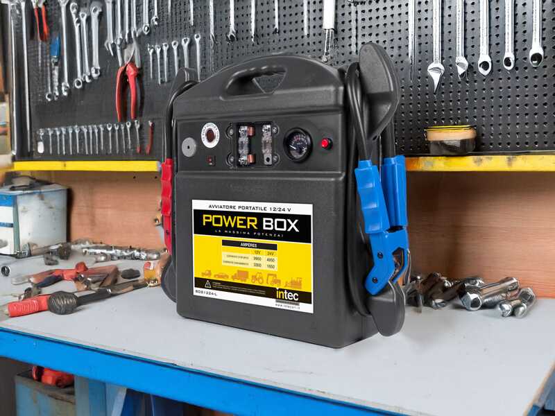 Intec BOS1224-LS - Arrancador profesional port&aacute;til a bater&iacute;a - 12/24V - 9900CA