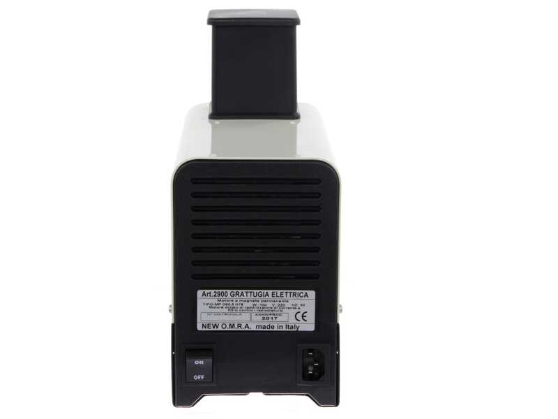 New O.M.R.A. OM-2925-BI - Rallador el&eacute;ctrico de mesa con rodillo extra&iacute;ble - 200 W