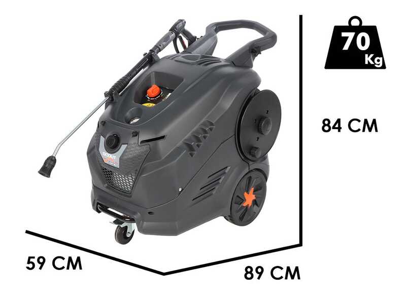 Comet New Scout Evo 160 Extra - Hidrolimpiadora profesional de agua caliente - 160 bar m&aacute;x. - 600 L/h