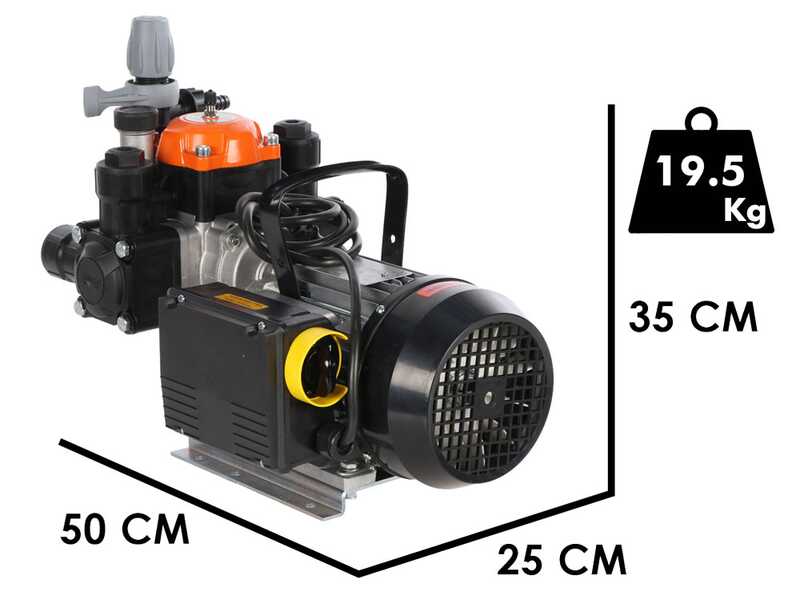 Comet MTP BPX25 PA6 - Motobomba el&eacute;ctrica para pulverizaci&oacute;n - Para &aacute;cidos y productos qu&iacute;micos