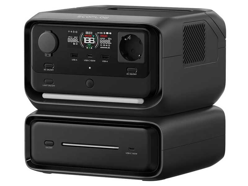 EcoFlow River 3 Max - Estaci&oacute;n de energ&iacute;a port&aacute;til - 600 W - 572 Wh/22.4V