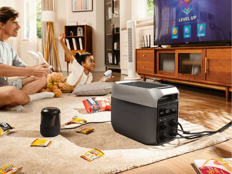 EcoFlow Delta 3 - Bater&iacute;a Estaci&oacute;n de energ&iacute;a Port&aacute;til - 1800 W - 1024 Wh/51.2V